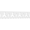 Ekena Millwork Holland Architectural Grade PVC Running Trim, 8"H x 5/8"P x 48"L RUNP08X0625X48HOL - alternate 1